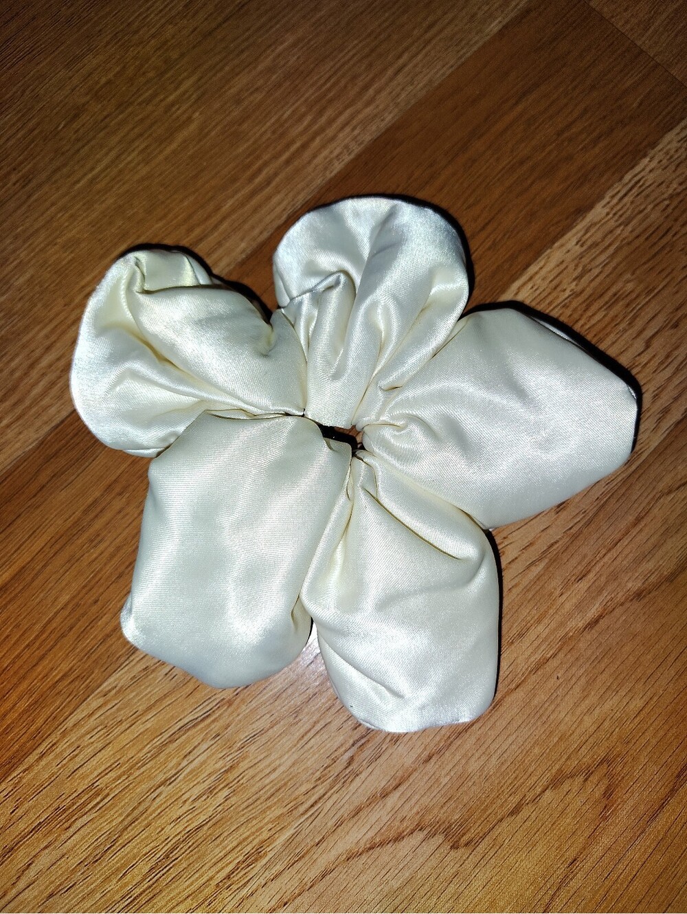 Claire's Satin Flower Scrunchie
